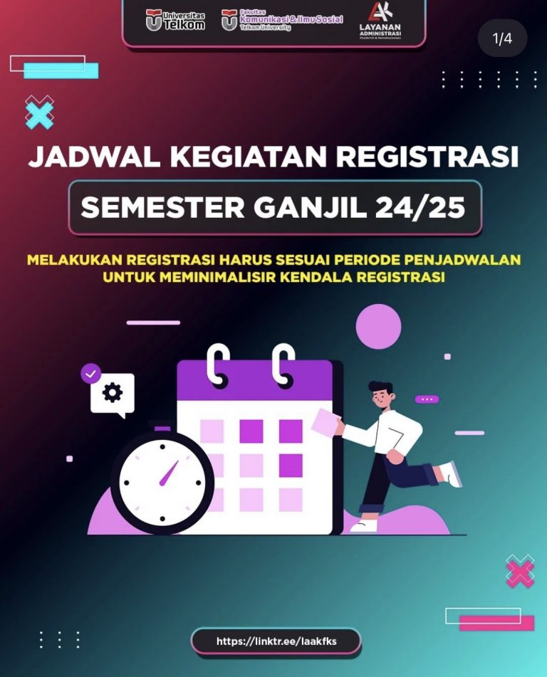 Jadwal Kegiatan Registrasi Semester Ganjil 24/25